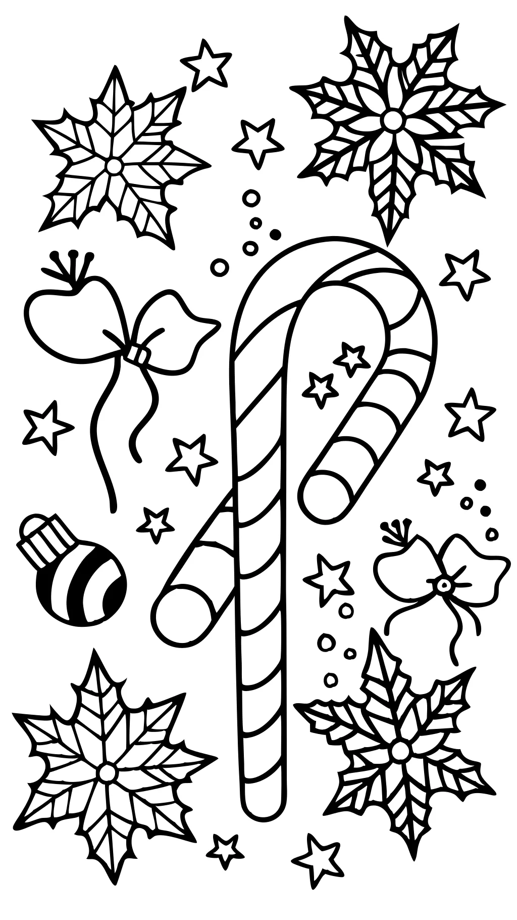 coloring pages christmas candy cane